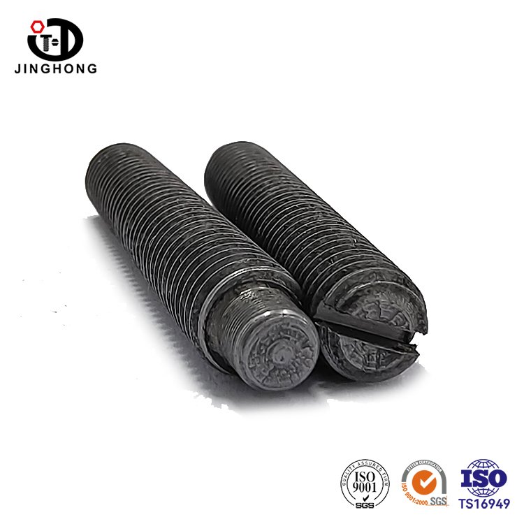 DIN417 দীর্ঘ কুকুর পয়েন্ট সহ স্লটেড সেট স্ক্রু