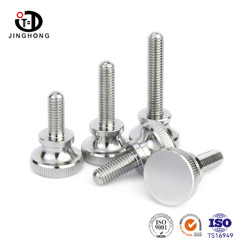 স্টেইনলেস স্টীল উচ্চ-গম্বুজ Knurled থাম্ব স্ক্রু